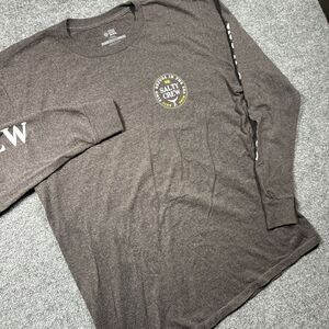 Salty Crew Men's Long-Sleeve White  Standard Tee Fish "Find‎ Refuge In The Sea"